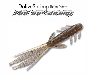 OSP　ドライブシュリンプ DoLive Shrimp 4インチ　W001 ウォーターメロンペッパー　【釣具　釣り具】のサムネイル