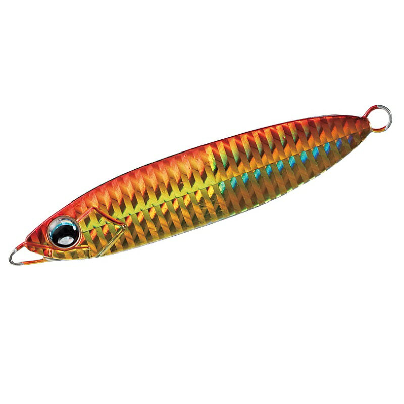 鏡牙ジグベーシック160G パラレルホロアカキン&ゴールドラメ