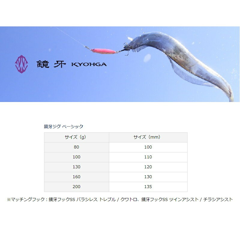 鏡牙ジグベーシック130G パラレルホロピンクパープル の商品画像2枚目