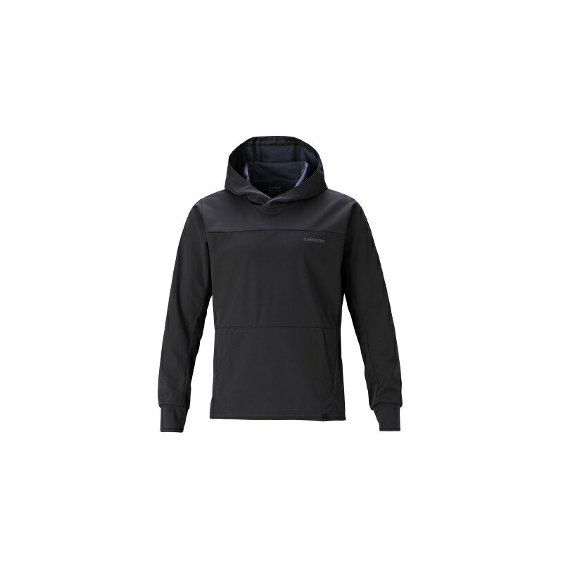シマノ(Shimano)　WJ-065T DURASTパーカー 2XL ブラック　【釣具　釣り具】