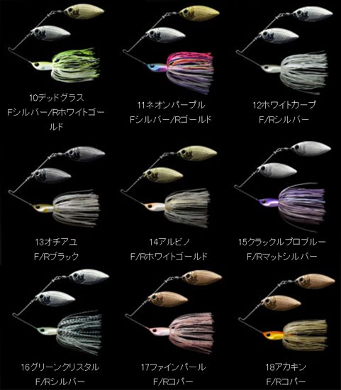 デプス(deps)　Bカスタム 3/4oz シングルコロラド　03ブルースモークF/Rブラック　3/4oz SC　【釣具　釣り具】 fto-r-10003600 釣具のFTO サンプル画像3