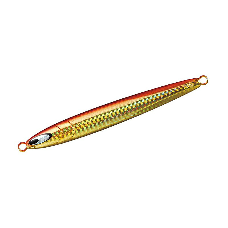 鏡牙ジグセミロング200G パラレルホロアカキン
