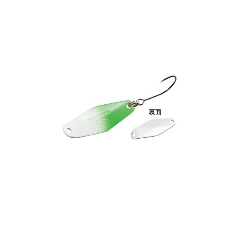シマノ(Shimano) TR-018L カーディフ ウォブルスイマー 1.8g 011 ホワイトグリーン 【釣具 釣り具】