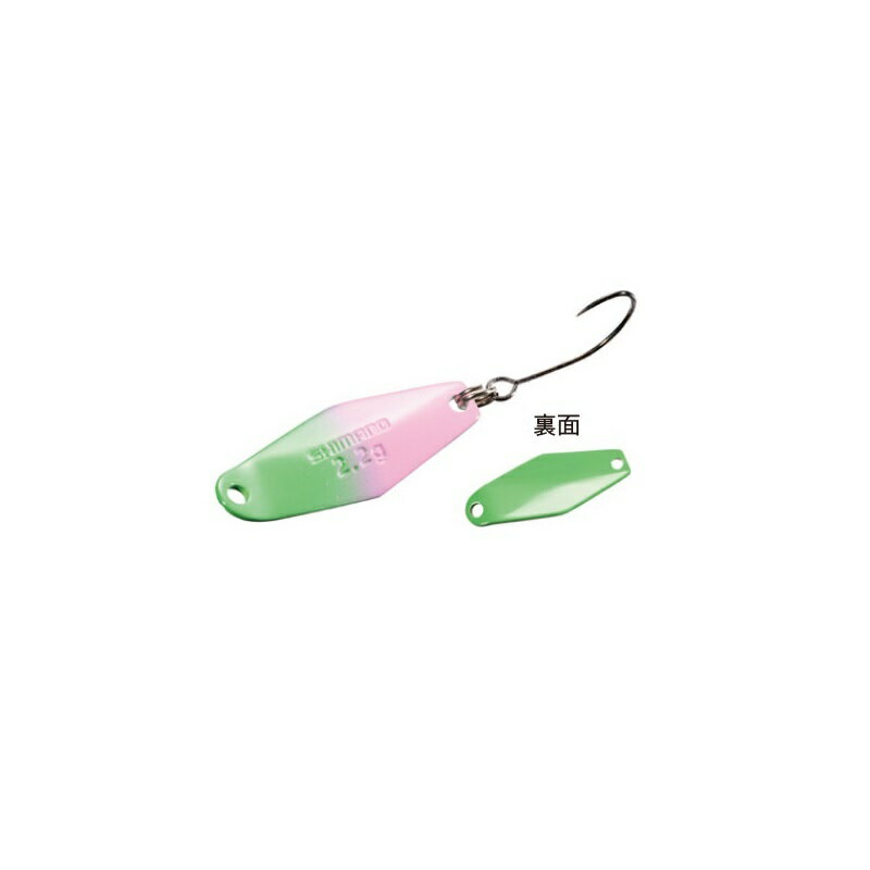 シマノ(Shimano) TR-022L カーディフ ウォブルスイマー 2.2g 001 グリーンピンク 【釣具 釣り具】