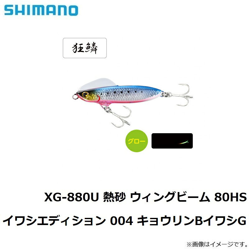 ウィングビーム 80HS シマノ (XG-880U) 熱砂 イワシエディション (フラットフィッシュルアー の商品画像3枚目
