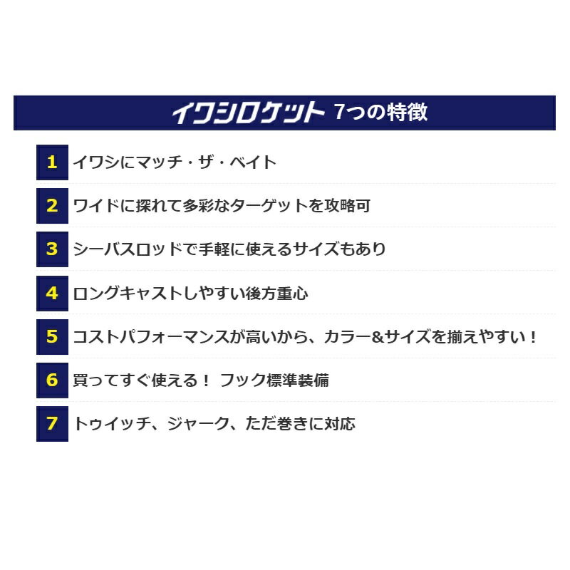 イワシロケット 30g キョウリンカタクチ (3)