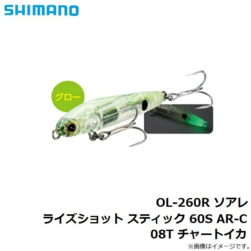 ライズショットスティック 60S ジェットブースト チャートイカ の商品画像2枚目