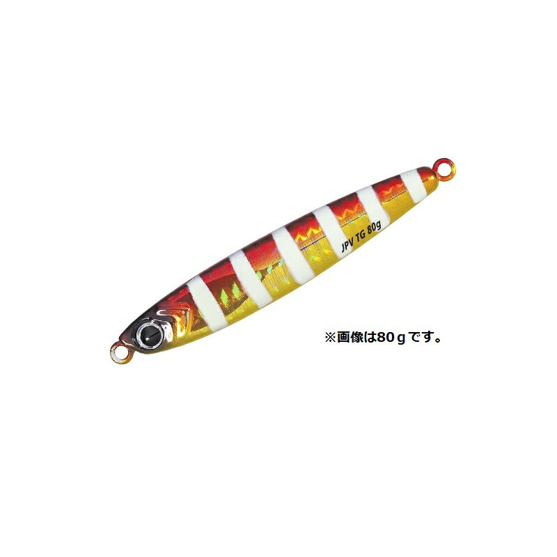 ジグパラ バーチカル タングステン 60g ジグパラ バーチカル タングステン 60g ゼブラレッドゴールド