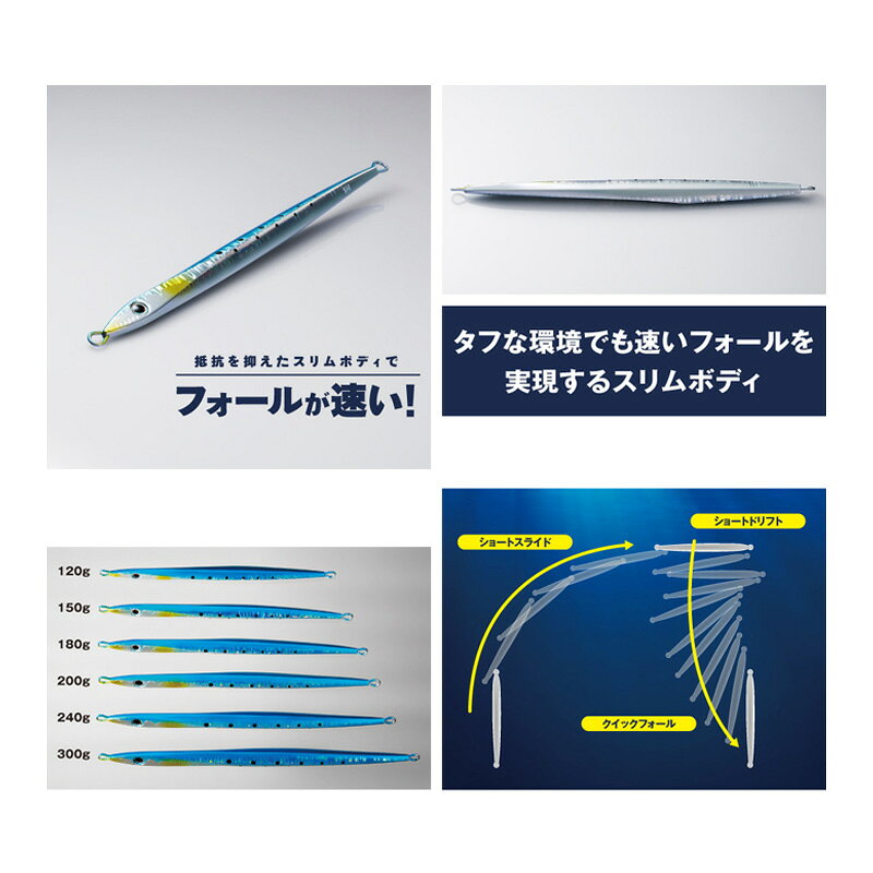 スティンガーバタフライ スピードスラッシャー 180g グローヘッド の商品画像2枚目