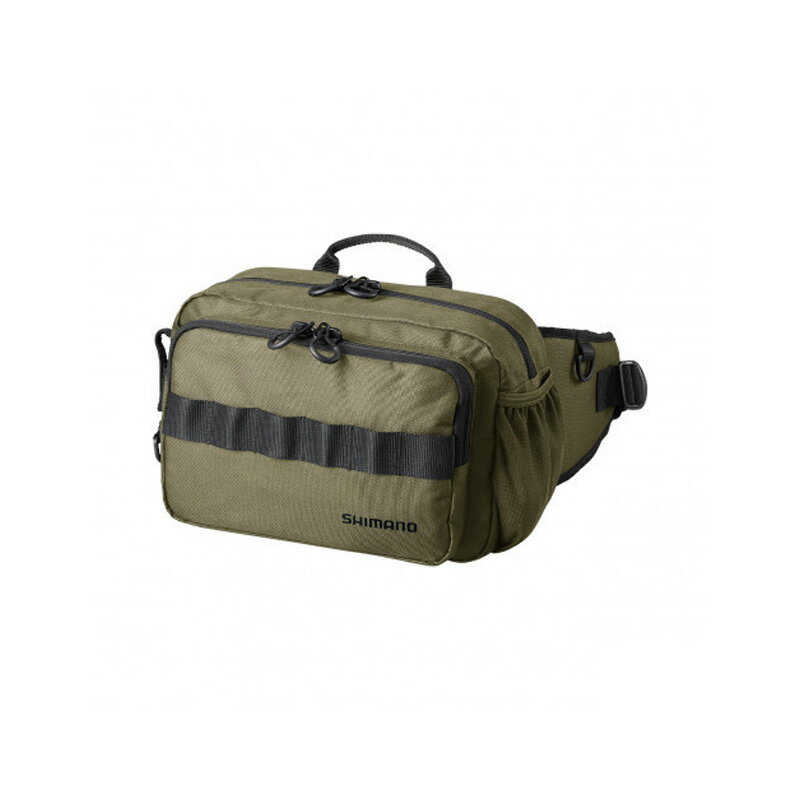 シマノ　BW-021T ヒップバッグ カーキ S【在庫限り特価】　【釣具　釣り具】