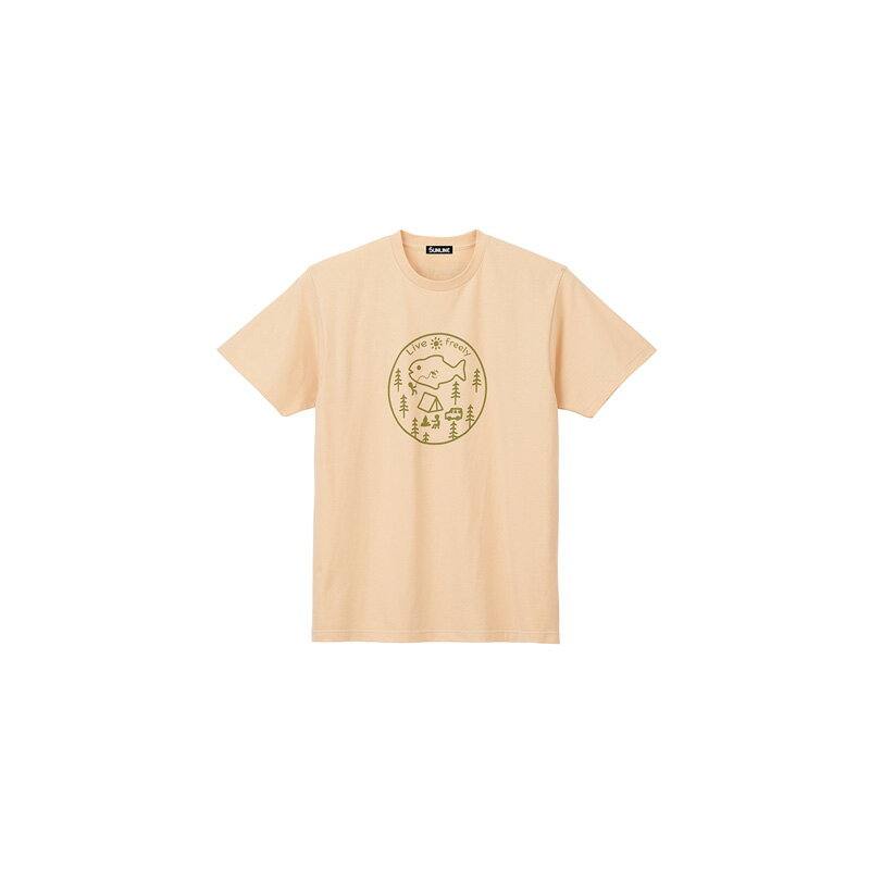 サンライン(Sunline)　SUW-15021T コットンTシャツ L ナチュラル　　【釣具　釣り具】