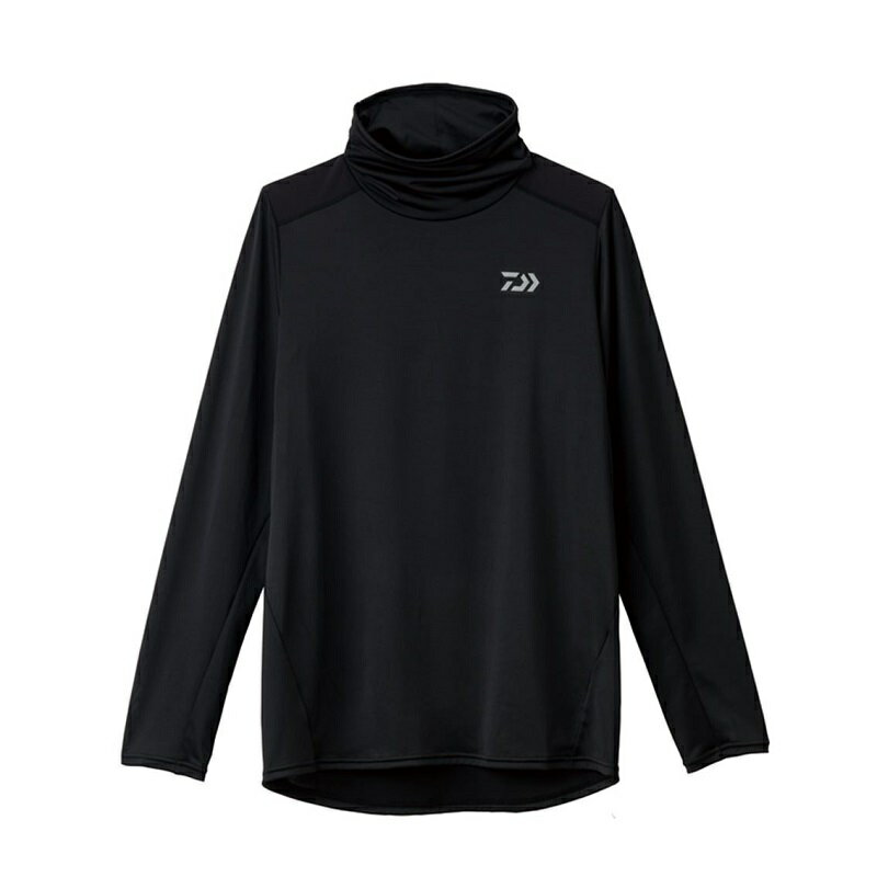 ダイワ(Daiwa)　DE-6021 アイスドライ ハイネックロングスリーブラッシュガード ブラック XL　【釣具　釣り具】