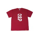 OSP　O.S.PプリントTシャツ レッド L　【釣具　釣り具】