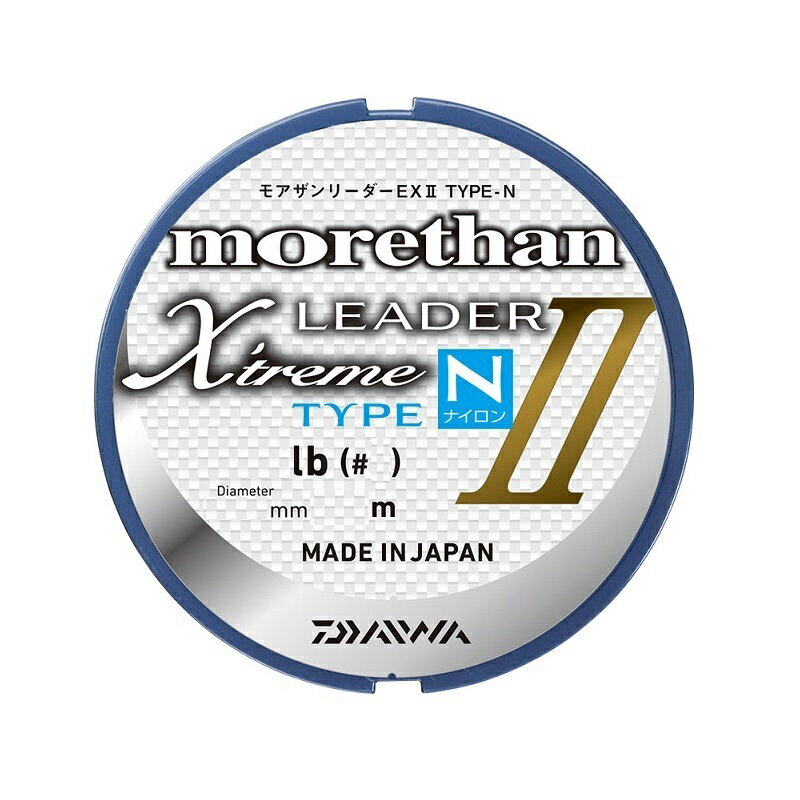 ダイワ(Daiwa)　モアザンリーダーEX2 TYPE-N 30LB クリアー　【釣具　釣り具】