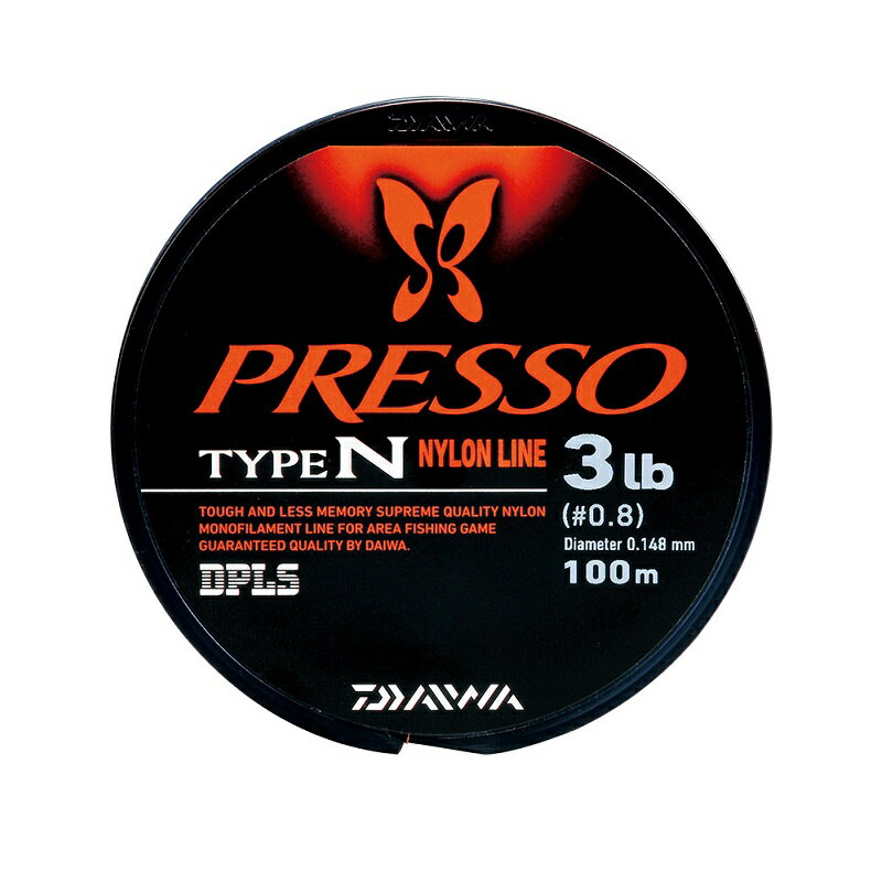ダイワ(Daiwa)　プレッソ タイプN　3lb-100m　　【釣具　釣り具】