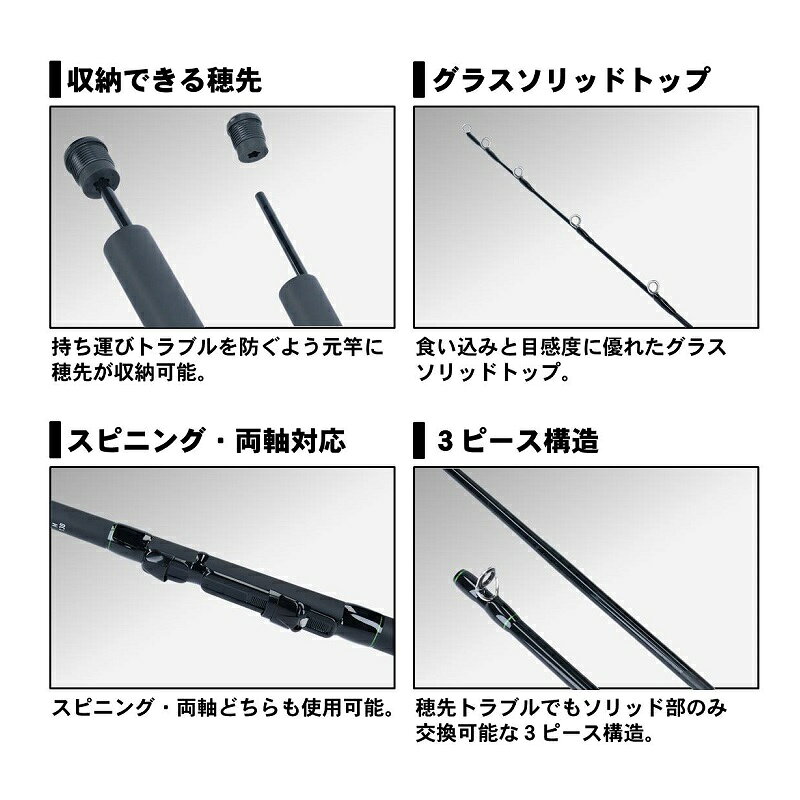 ダイワ(Daiwa)　穴釣り専科 M110 / 防波堤竿 穴釣り　【釣具　釣り具】 fto-r-10152891 釣具のFTO サンプル画像3