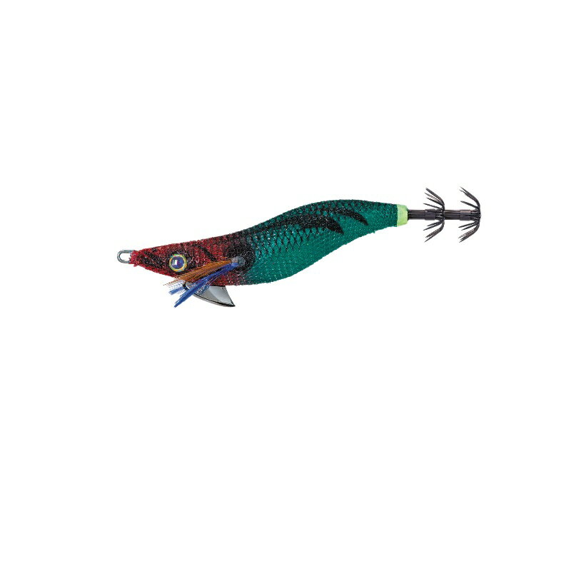 メジャークラフト BEOE-2.5 ビッグアイ・オモリグエギ 2.5号 #004 ブルー夜光レッドグリーン