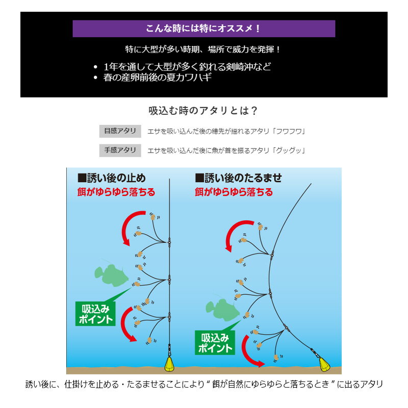 シマノ　RG-KE2Q カワハギ仕掛け 楽々フルセット 吸わせ力 (チカラ) 7.5　【釣具　釣り具】