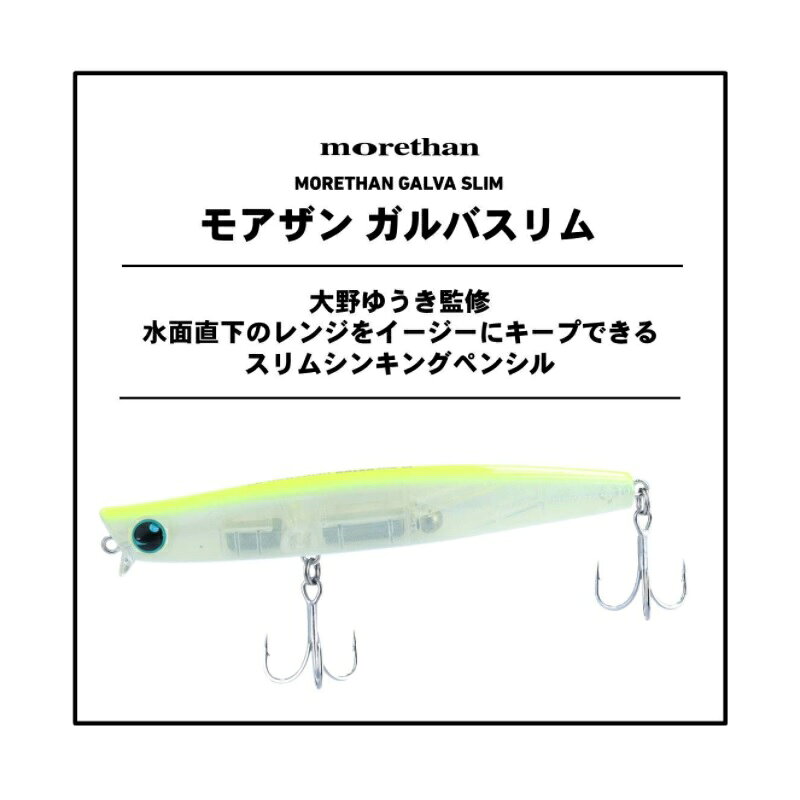 モアザン ガルバスリム110S レモンソーダミント の商品画像2枚目