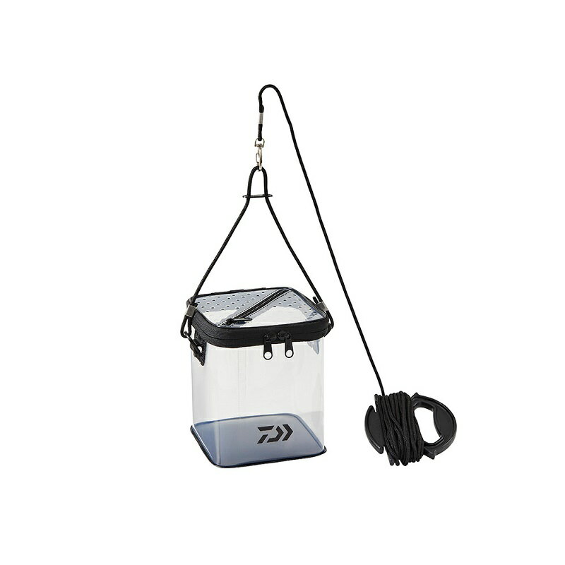 ダイワ(Daiwa)　ポータブル活かし水汲み 17(A) クリアブラック　【釣具　釣り具】