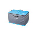 がまかつ LE311 カーストレージバッグ 45×75×45cm シアン×グレー 【釣具 釣り具】