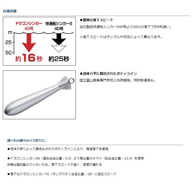 ダイワ(Daiwa)　ドラゴンシンカー 120号　　【釣具　釣り具】 2