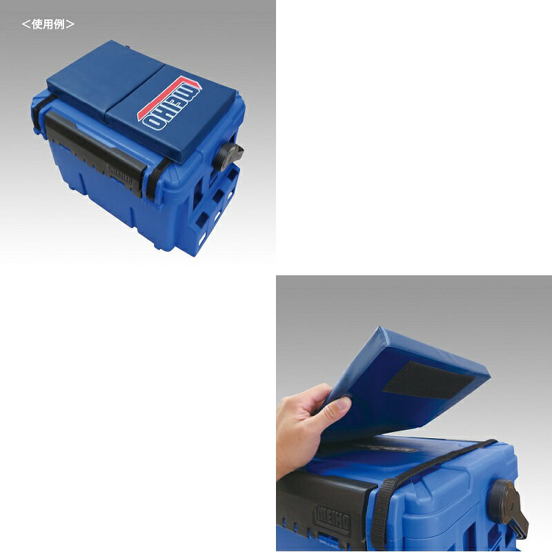 明邦　プレミアムシートクッションBM ネイビー　【釣具　釣り具】 fto-r-10158088 釣具のFTO サンプル画像2