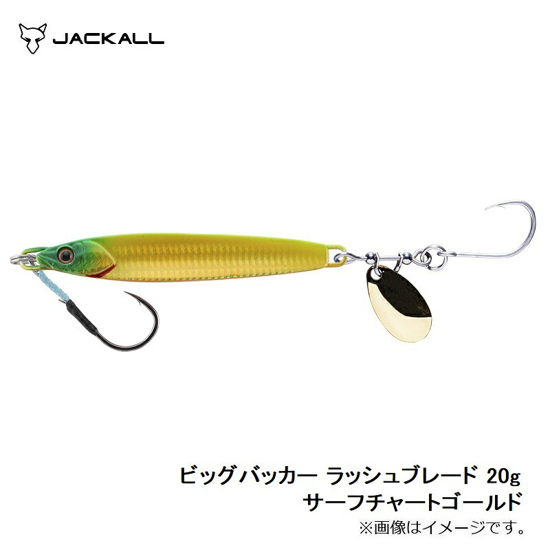 ビッグバッカー ラッシュブレード 20g サーフチャートゴールド (3)