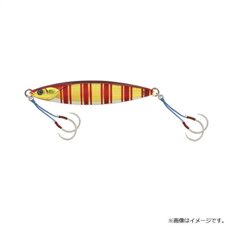 Metal Jig - ジャッカル　バンブルズジグ SLOW 250g グローベリーアカキンストライプ