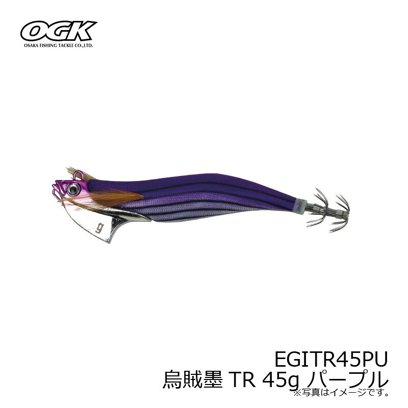 大阪漁具　EGITR45PU 烏賊墨TR 45g パープル　/ ティップラン エギ イカスミTR ボートエギング　【釣具　釣り具】 fto-r-10159972 釣具のFTO サンプル画像3