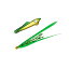 ジャッカル ビンビンロケット 20g F195 ラメグリキン/蛍光グリーンT+ 【釣具 釣り具】