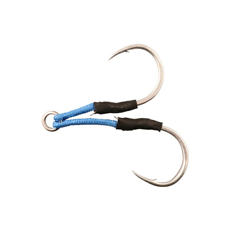 ジャッカル　バンブルズジグ フック ツイン #8/0 (25mm、35mm) 2SET　【釣具　釣り具】