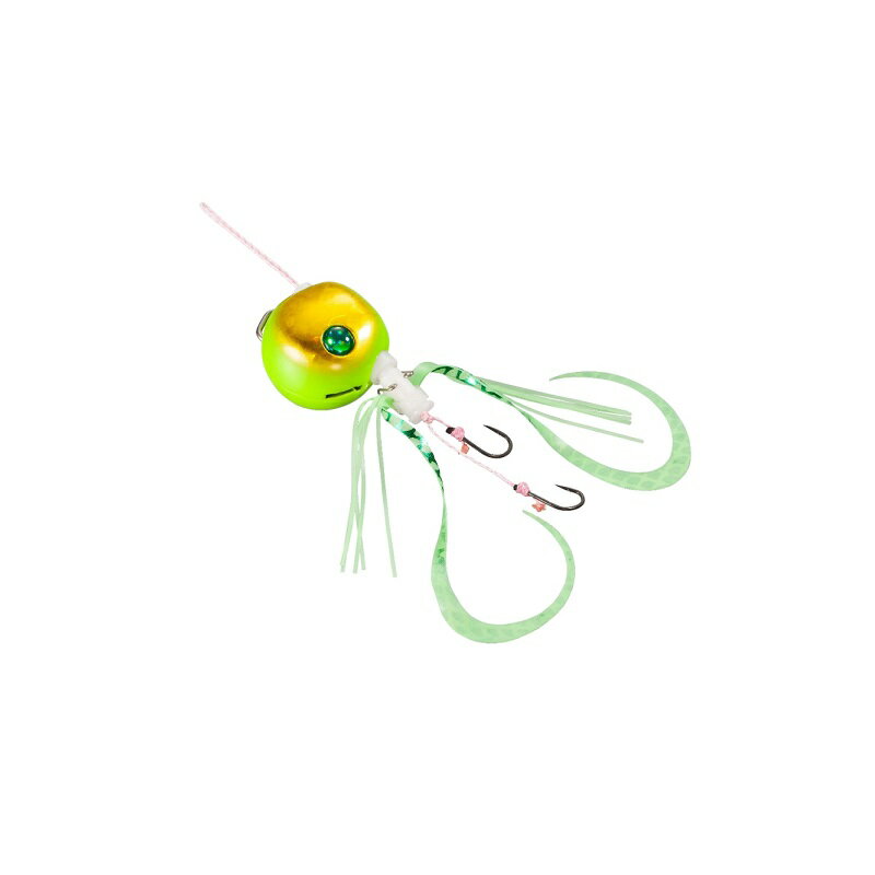 シマノ(Shimano)　JD-Q10U 炎月 ラクチェンバクバクR (ラウンド) 100g 005 チャートゴールド　【釣具　釣り具】のサムネイル
