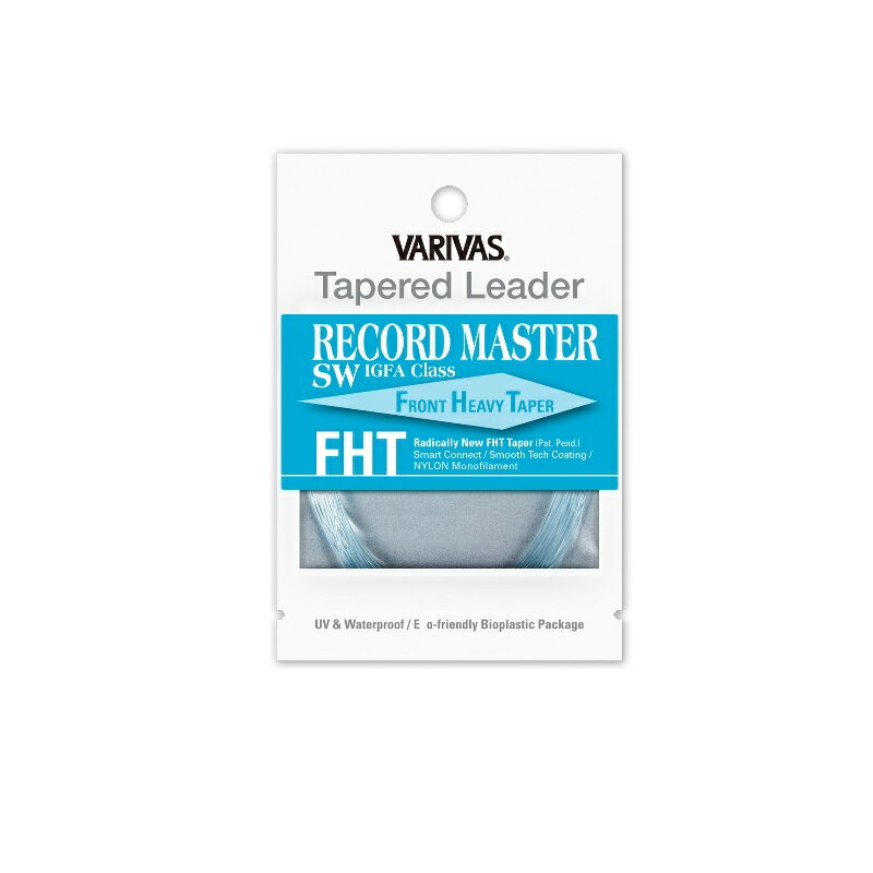 バリバス テーパードリーダー レコードマスターSW FHT IGFA 16ft 20LB 【釣具 釣り具】