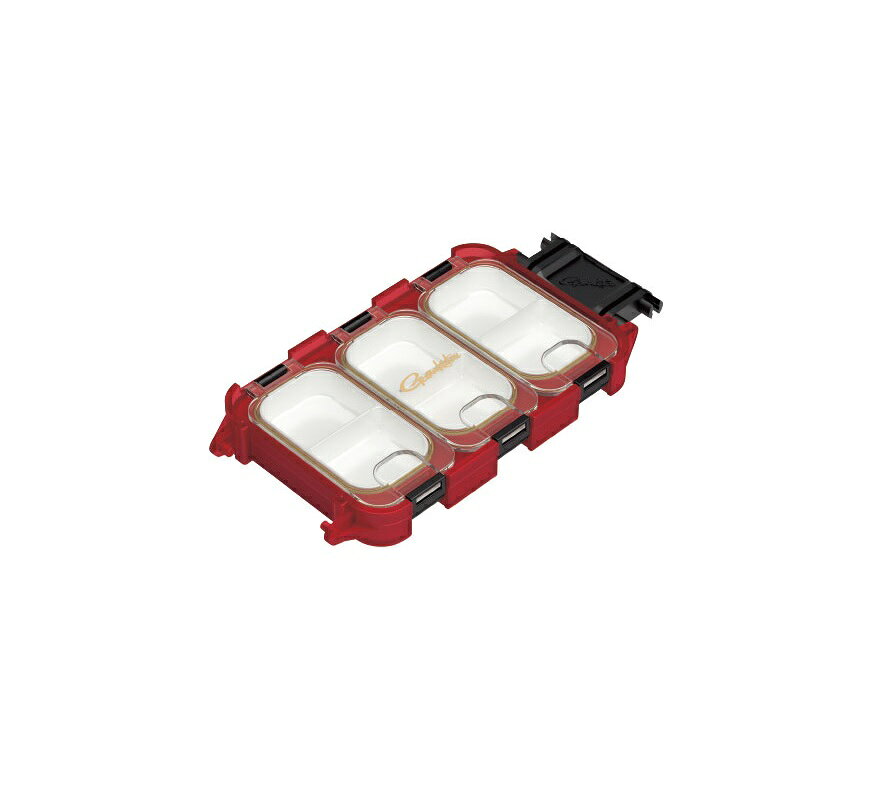 がまかつ　GM2484 クイックケース 2部屋 レッド【在庫限り特価】　【釣具　釣り具】