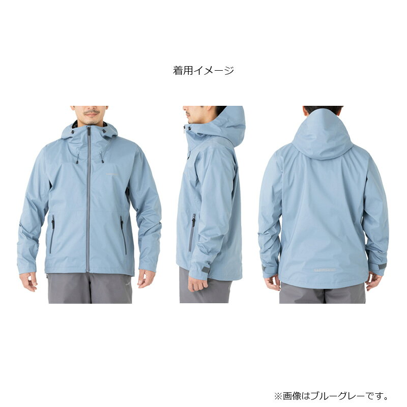 シマノ(Shimano)　RA-04JU デュラスト 3シーズン レインジャケット L ブルー　【釣具　釣り具】 fto-r-10165302 釣具のFTO サンプル画像2