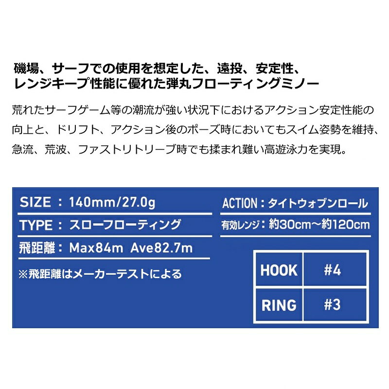 ショアラインシャイナーZバーティスR140F レーザーマイワシ (3)