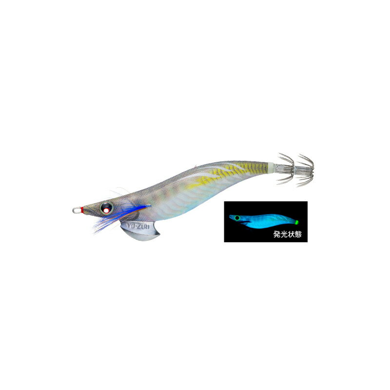 Lures - デュエル　アオリーQ 3.0号 A1031N-SBAJ スーパーブルー夜光リアルアジ