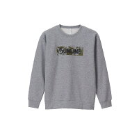 サンラインSUW-17010ホットドライスウェットシャツM杢グレー
