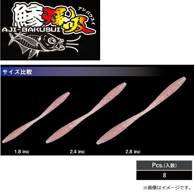 ガンクラフト 鯵爆吸 アジバクスイ 1.8イン...の紹介画像2