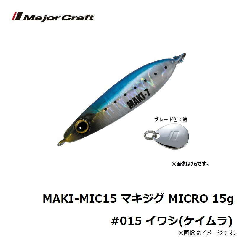 マキジグ マイクロ 15g イワシ(ケイムラ) の商品画像3枚目