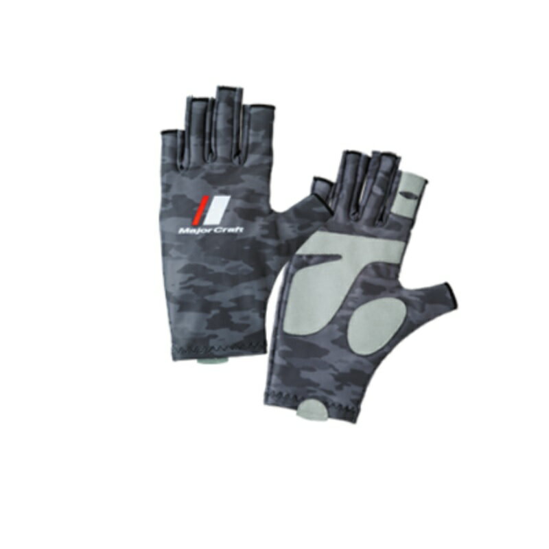 メジャークラフト　SG-LL20DGY サマーグローブ LL ダークグレーカモ　【釣具　釣り具】