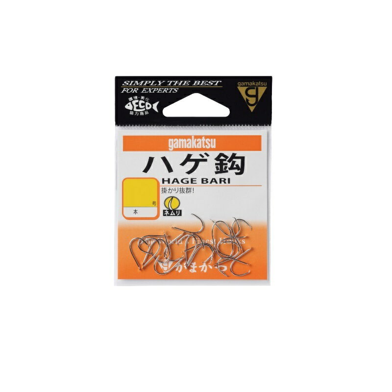 がまかつ　ハゲ鈎 8号 白　