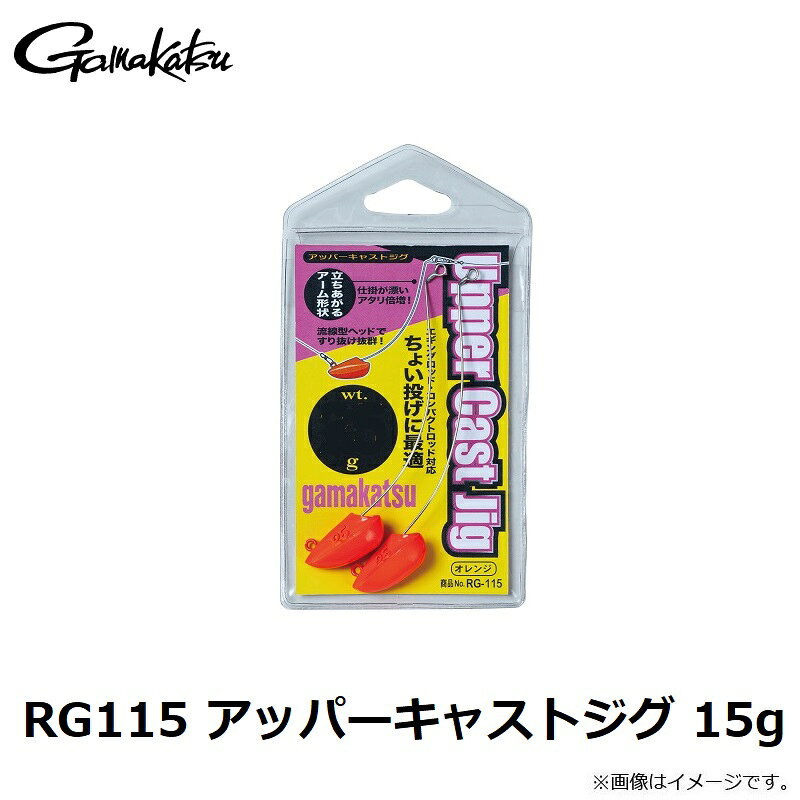 がまかつ　RG115 アッパーキャストジグ 15g　【釣具　釣り具】 fto-r-10174630 釣具のFTO サンプル画像3
