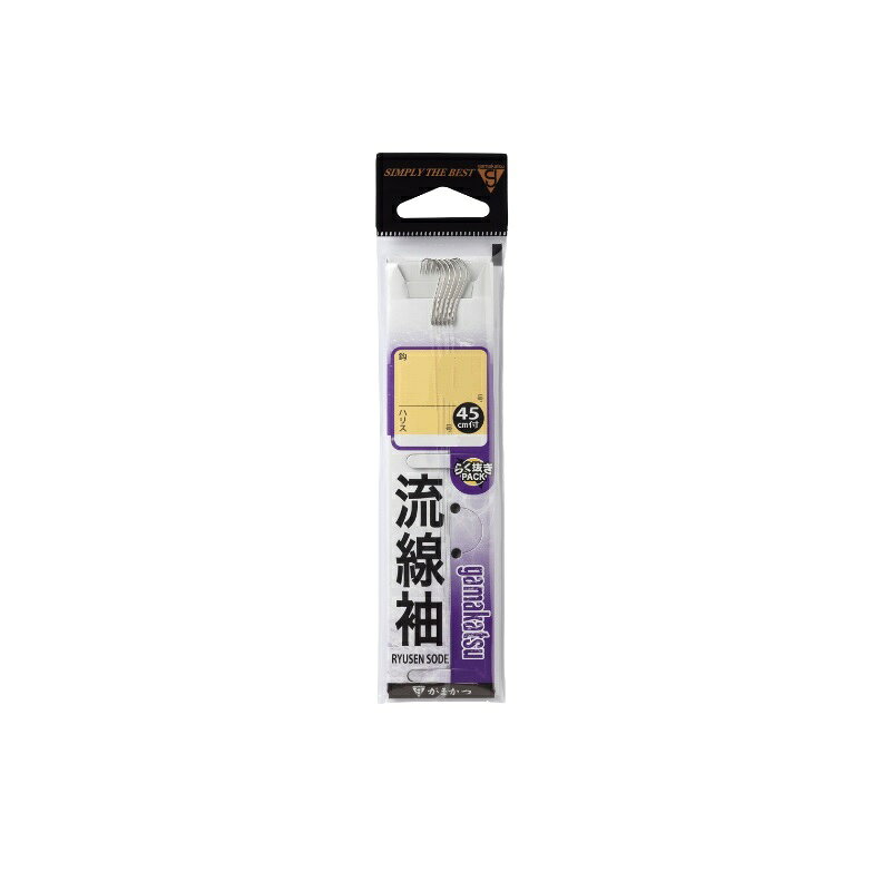 がまかつ　糸付 流線袖 6-1 白　【釣具　釣り具】 fto-r-10174754 釣具のFTO パッケージ画像
