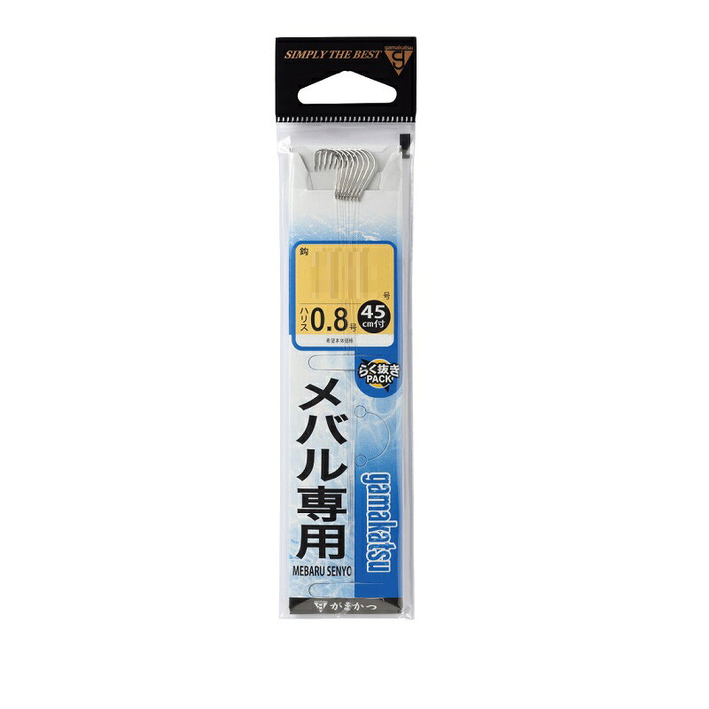 Rakuten - がまかつ　糸付メバル専用 7-0.8 白　【釣具　釣り具】
