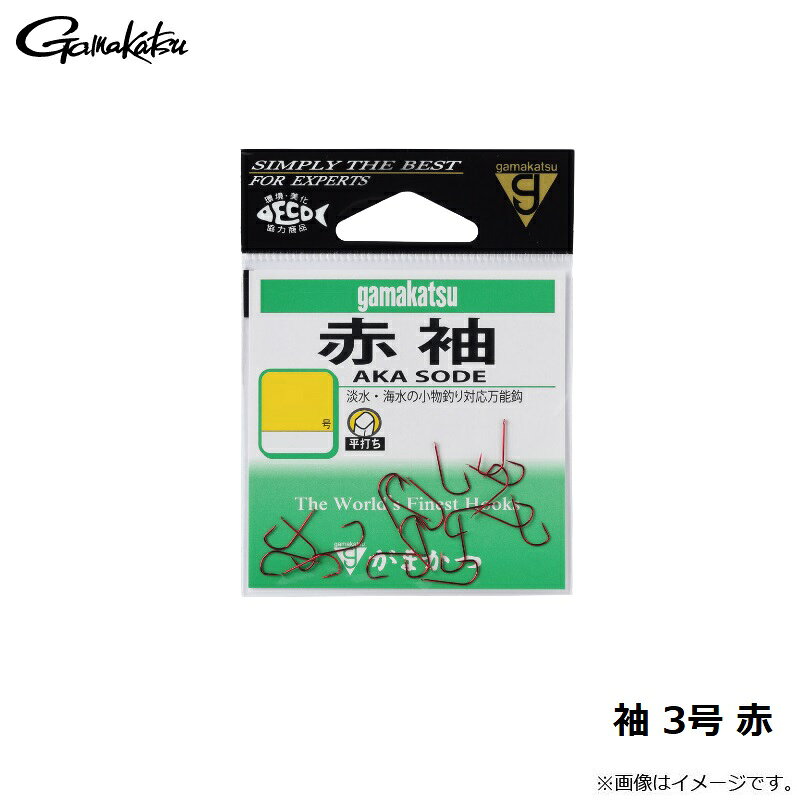 がまかつ　バラ 赤袖　3　【釣具　釣り具】 fto-r-10177664 釣具のFTO サンプル画像3