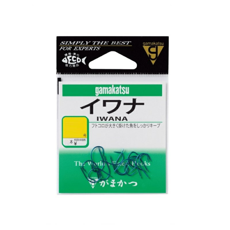 がまかつ　イワナ 6号 青　6号　【釣具　釣り具】