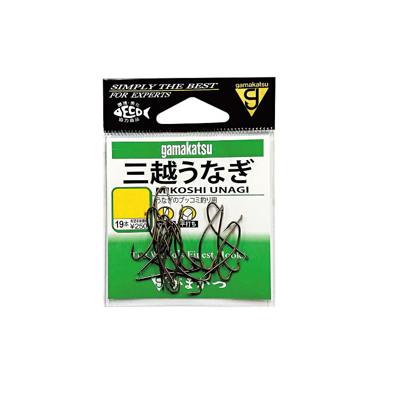 仕様表Gamakatsuがまかつ　三越うなぎ●品名コード：12183●号数：13●入数：19●使用鈎：三越うなぎ（茶）詳細はこちら