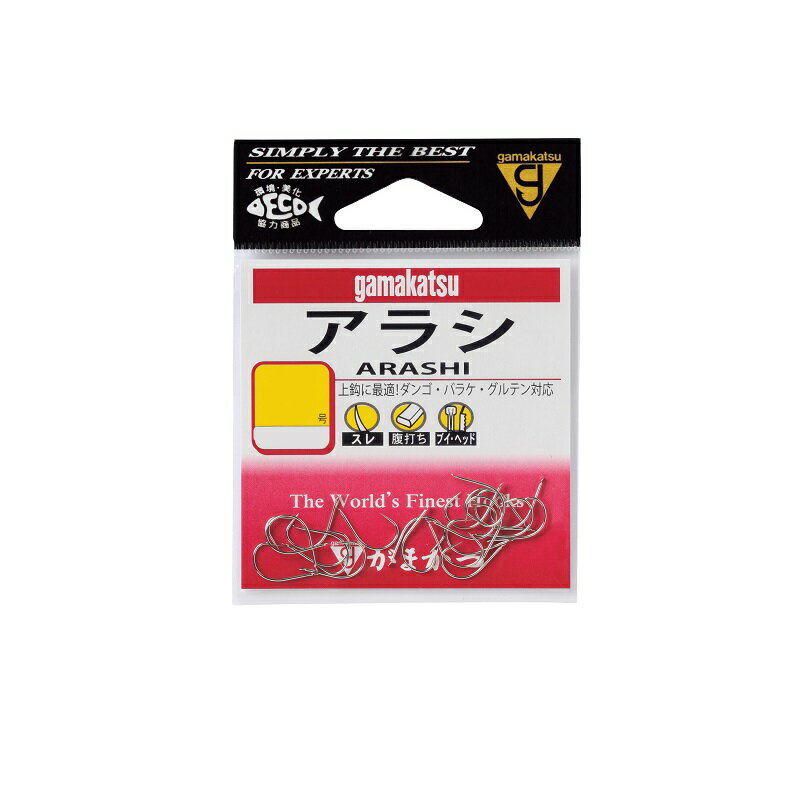 がまかつ　アラシ 6号 白　【釣具　釣り具】